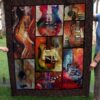 Colorful Guitar Quilt Blanket Ver 2  Quilt